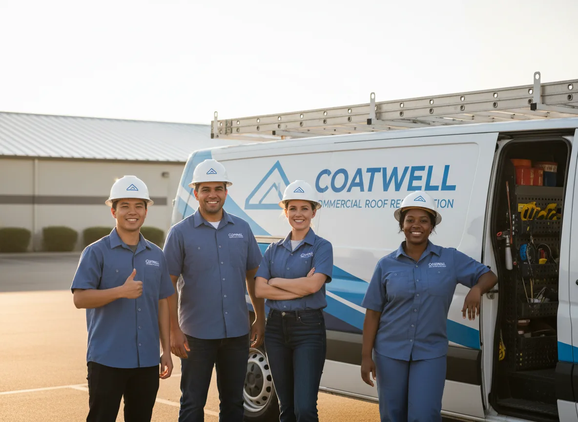 Commercial roof coating company in Homeland, CA