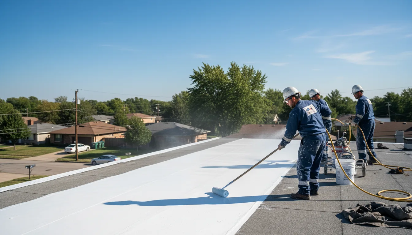 Commercial roof coating in Homeland, CA near me